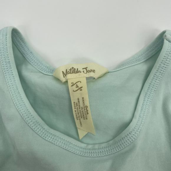 MATILDA JANE Floral Dress Girl Size 4 Sleeveless Pullover A-Line Summer Self Tie - Picture 3 of 4